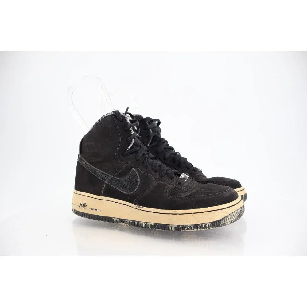 Nike Air Force 1 High '07 Mid Youth Size 7 Black Sneakers Basketball Shoes
